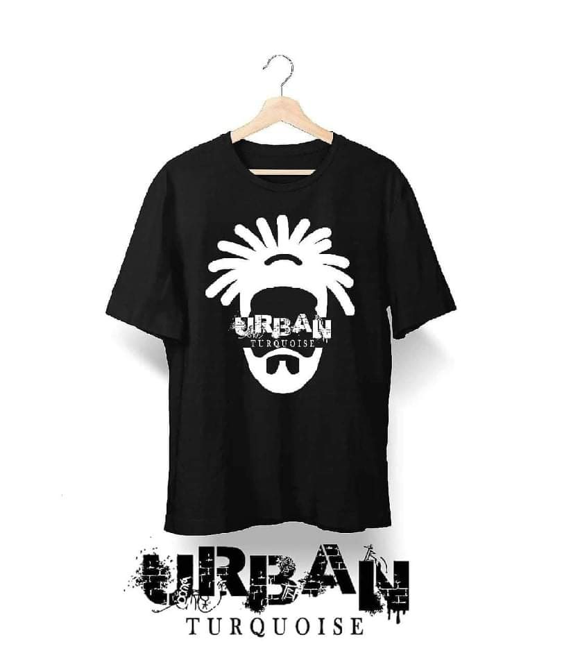 Urban Turquoise T-shirt(Black)